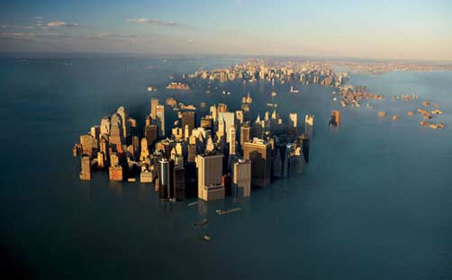 Всемирный потоп, затопленный город